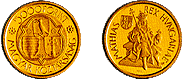 Mátyás király halálának 500. évfordulója - aranyérme