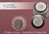 2016 70 éves a Forint - érme első napi veret