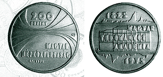 1975 A MAGYAR TUDOMÁNYOS AKADÉMIA - EZÜSTÉRME