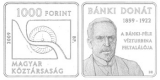 2009 BÁNKI DONÁT (1859-1922) SZÜLETÉSÉNEK 150. ÉVFORDULÓJA - SZINESFÉM ÉRME